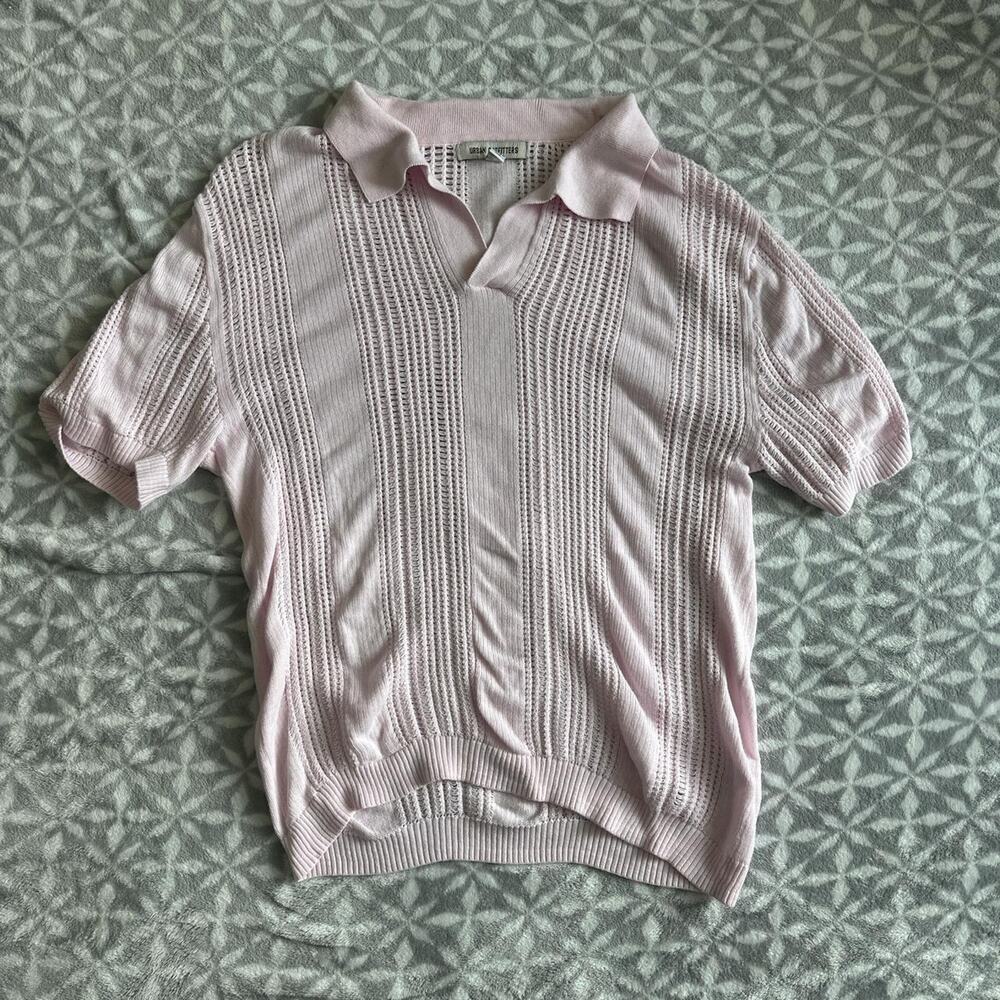 Pink polo style shirt